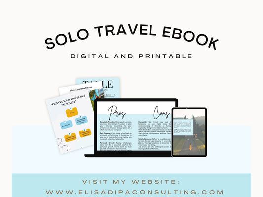 Solo female travel ebook